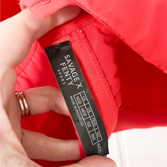 Savage X Fenty Women’s Breakthru High-Impact Sports Bra Size 44DD Orange Red - Picture 5 of 6